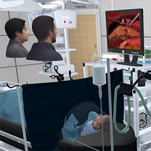 Advanced liver surgery training in collaborative VR environments