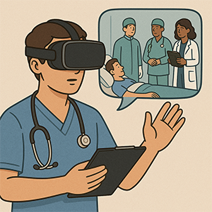 Use of an Immersive Virtual Reality Application to Educate Medical Students in Patient Handover